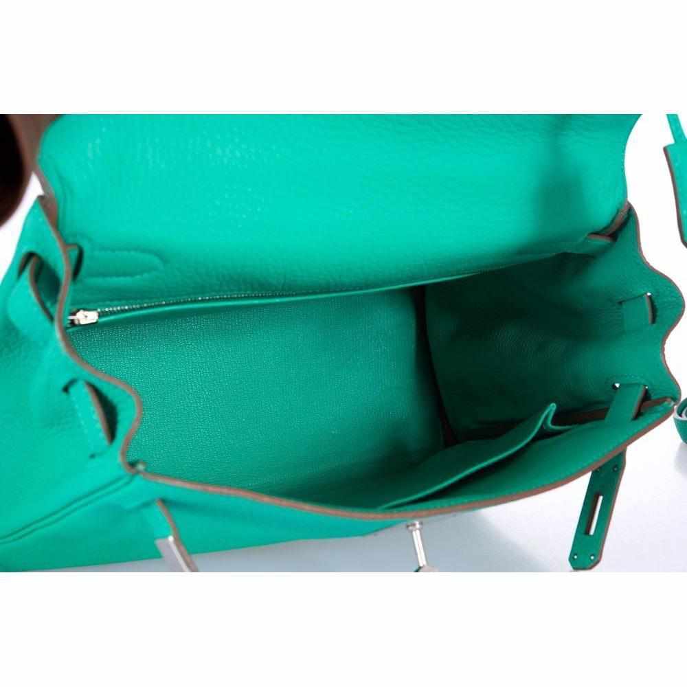 Hermès Kelly Bag 28 Togo Menthe Palladium Hardware