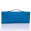 Hermès Kelly Cut Blue Izmir Epsom Palladium Hardware