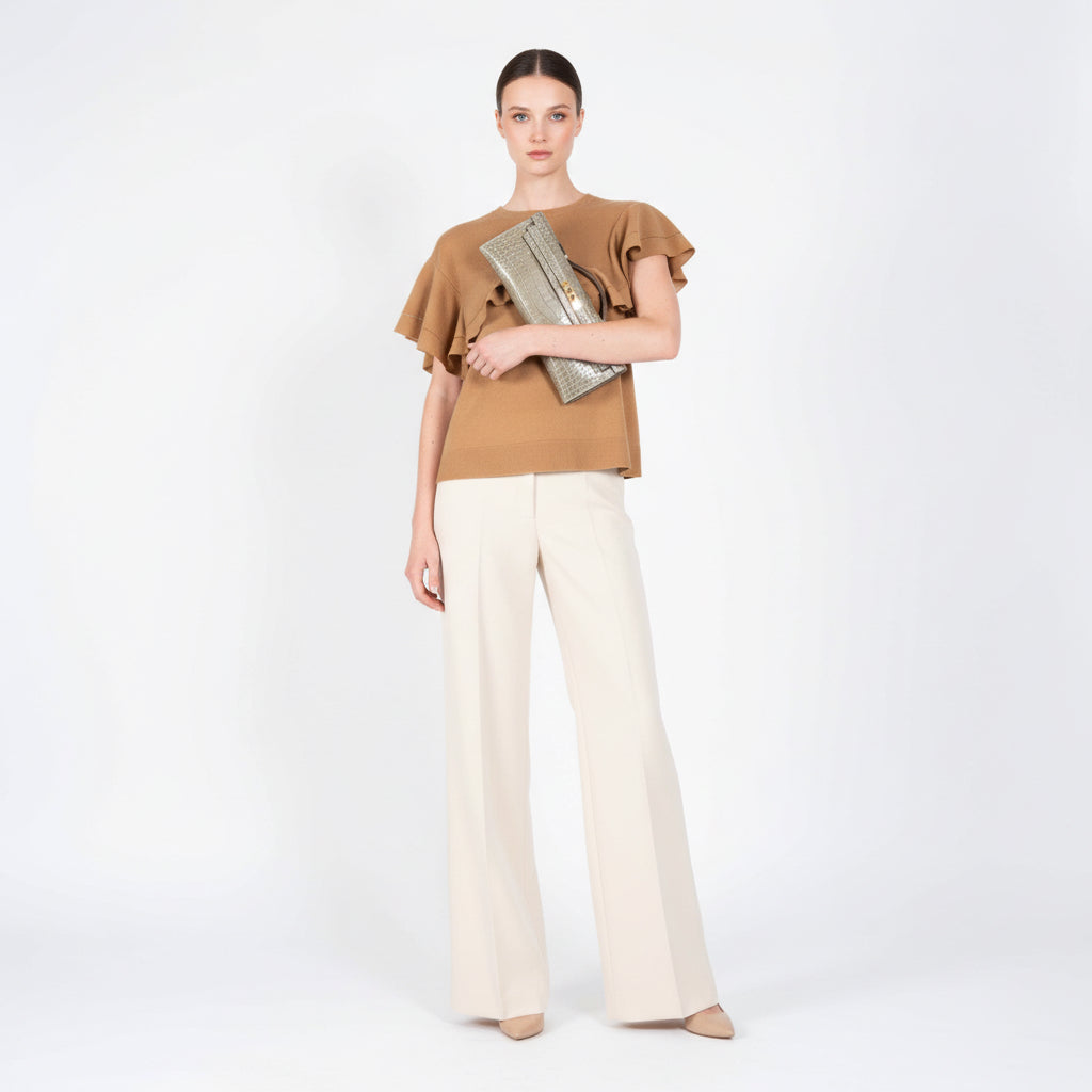 Hermès Kelly Cut Gris Tourterelle Porosus Crocodile Gold Hardware