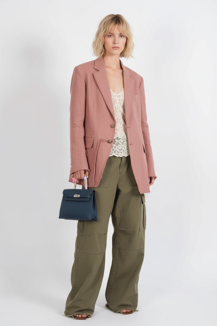 Hermès Kelly Danse Bleu de Malte Swift Palladium Hardware