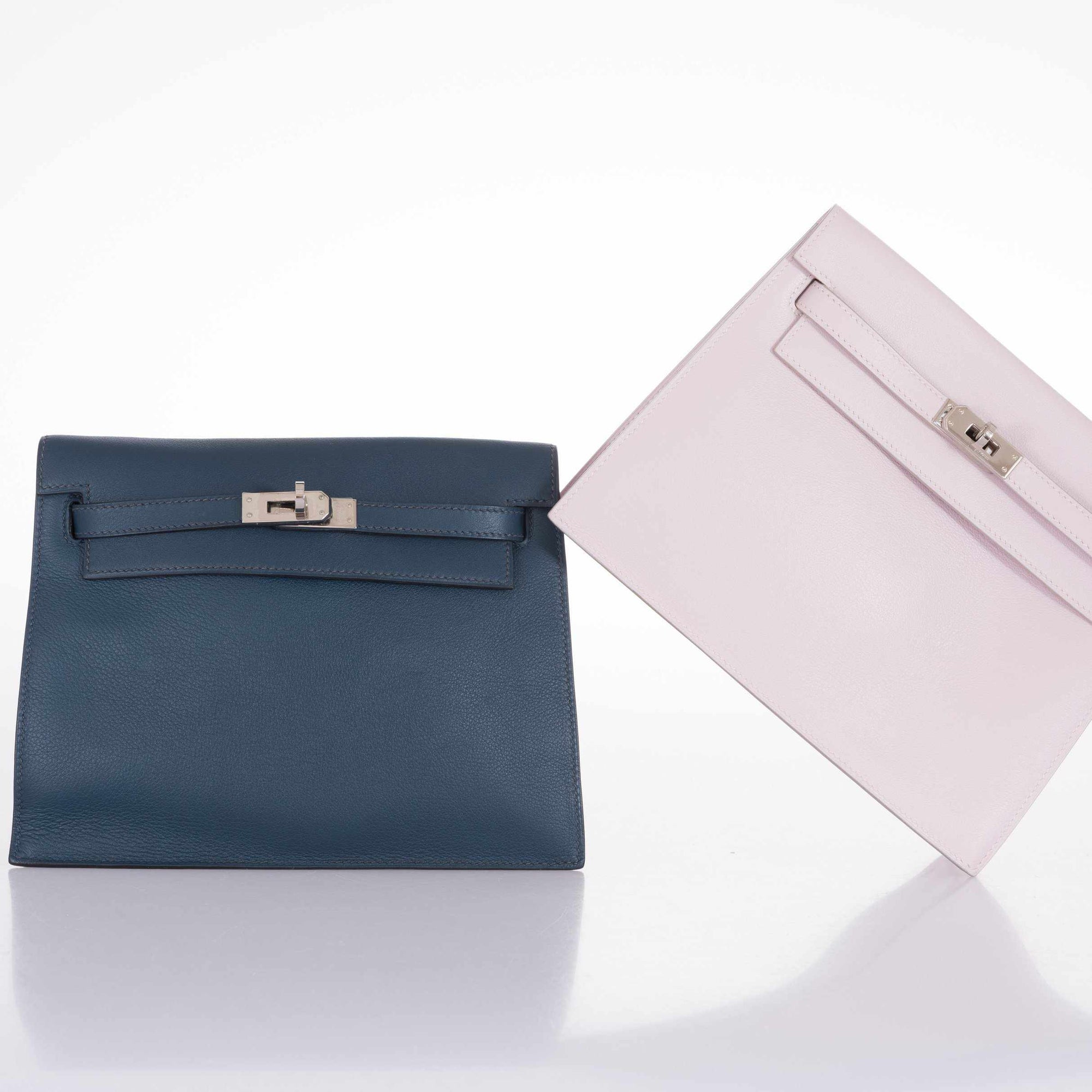 Hermès Kelly Danse Bleu de Malte Swift Palladium Hardware