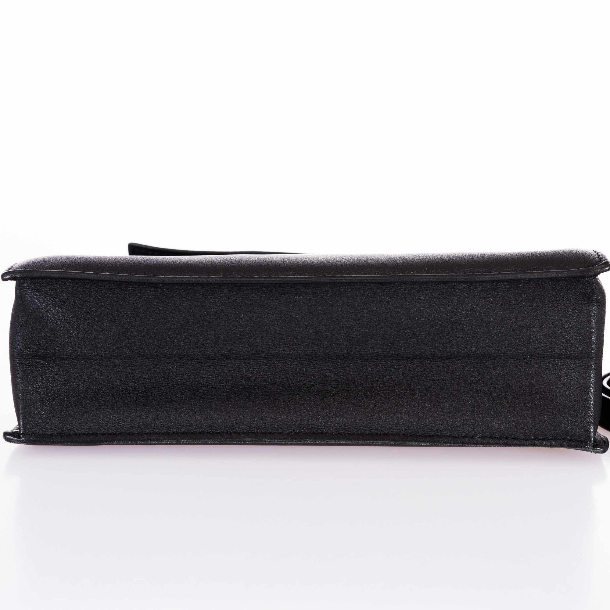 Hermès Kelly Danse Noir Swift Palladium Hardware