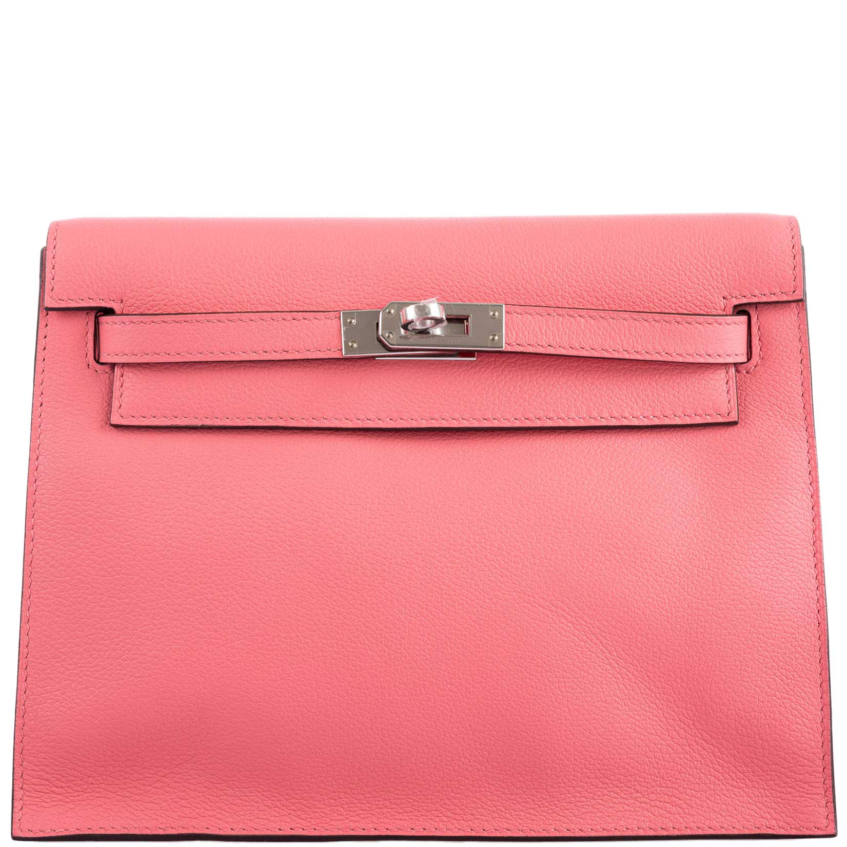 Hermès Kelly Danse Rose D'Été Evercolor Palladium Hardware