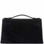Hermès Kelly Doblis Mini Pochette Black Veau Suede - Rare