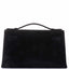 Hermès Kelly Doblis Mini Pochette Black Veau Suede - Rare