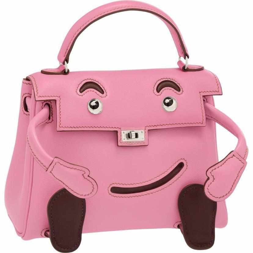 Hermès Kelly Doll Quelle Idole 5P Bubblegum Pink Swift Palladium Hardware