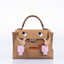 Hermès Kelly Doll Quelle Idole Picto Chai and Mauve Palladium Hardware