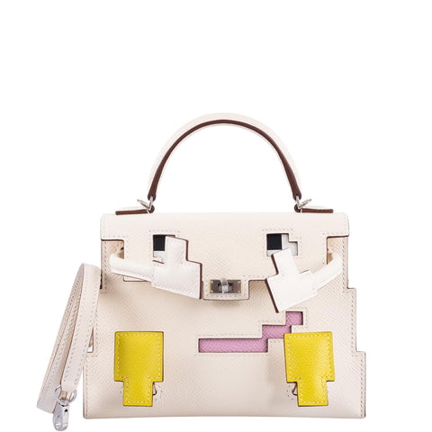 Hermès Kelly Doll Quelle Idole Picto Nata Palladium Hardware