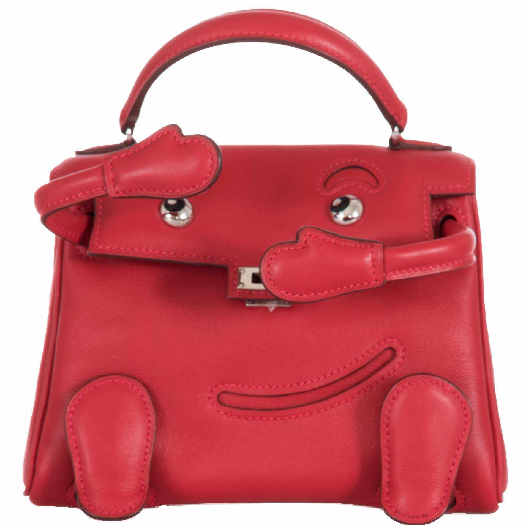 Hermès Kelly Doll Quelle Idole Vermillon Swift Palladium Hardware