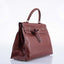 Hermès Kelly Flat 35 Rouge H Swift Palladium Hardware