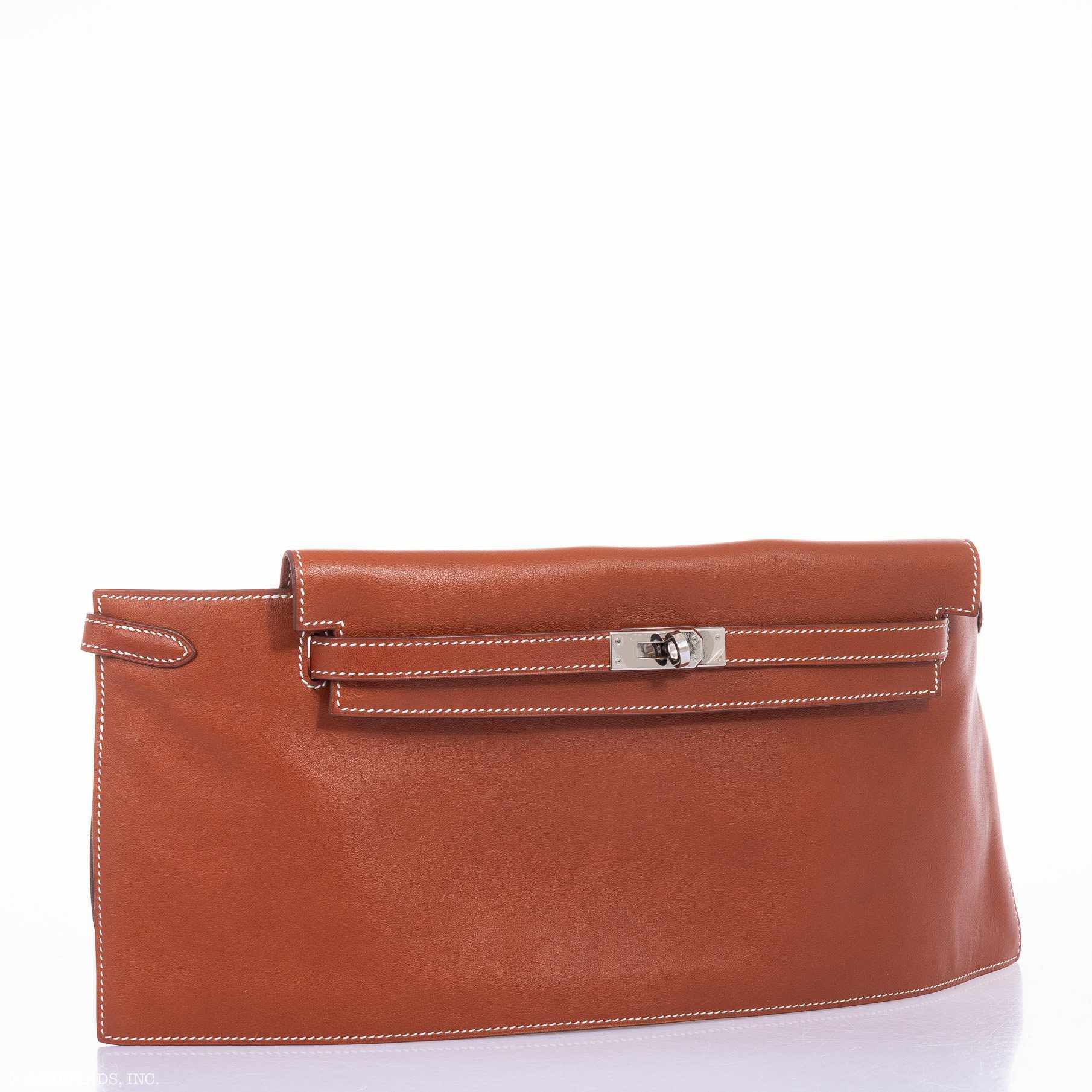 Hermès Kelly JPG Runway Belt Fanny Pack Gold Swift Palladium Hardware
