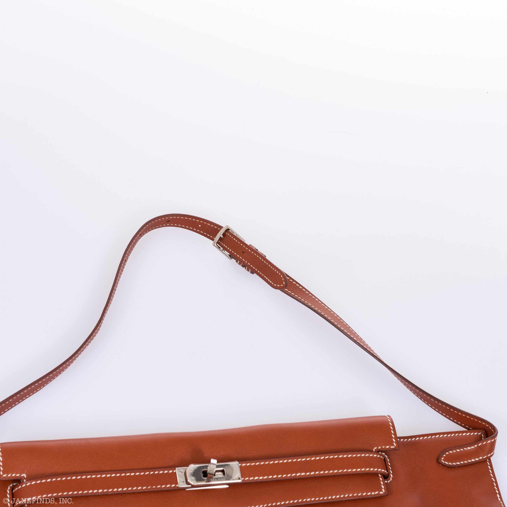 Hermès Kelly JPG Runway Belt Fanny Pack Gold Swift Palladium Hardware