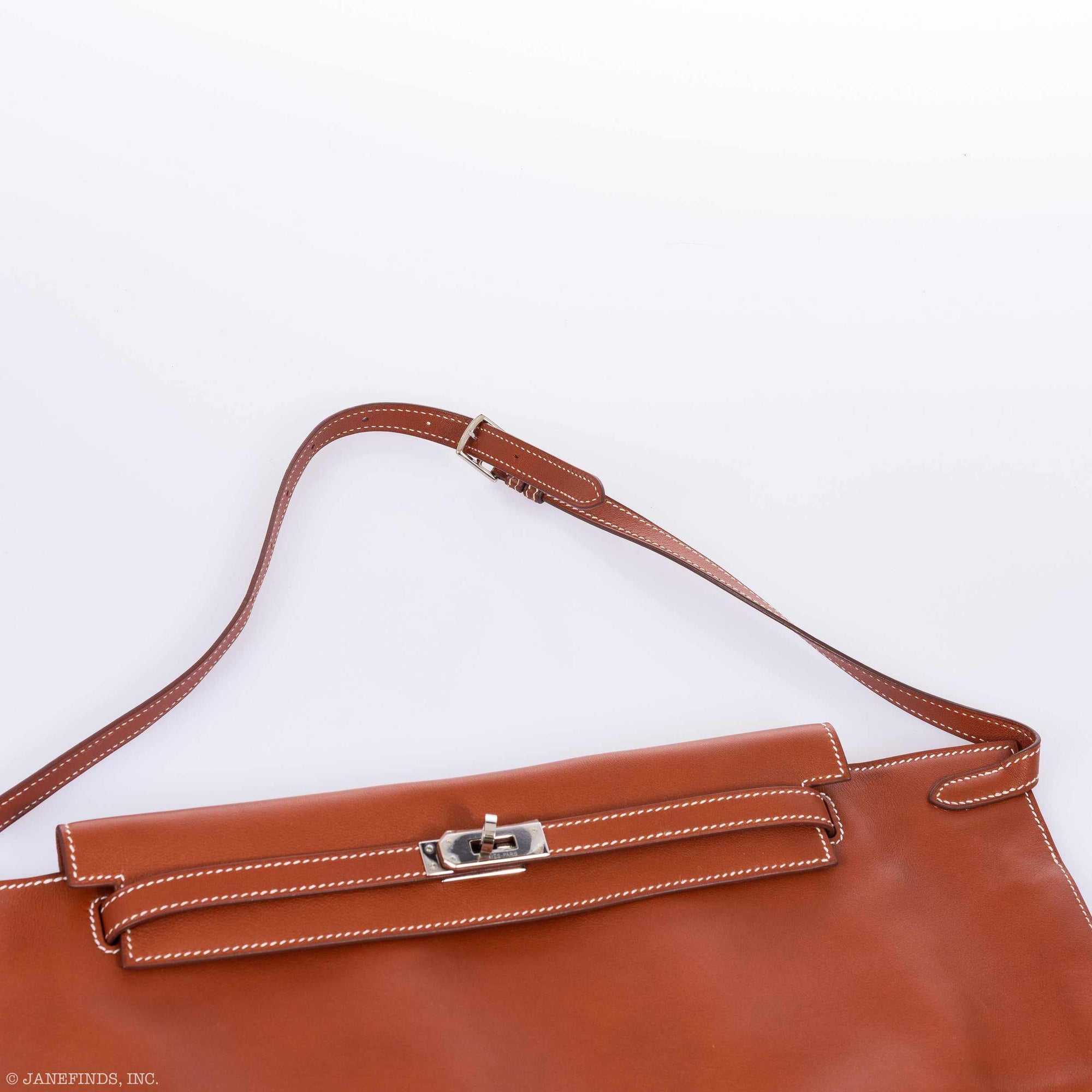 Hermès Kelly JPG Runway Belt Fanny Pack Gold Swift Palladium Hardware