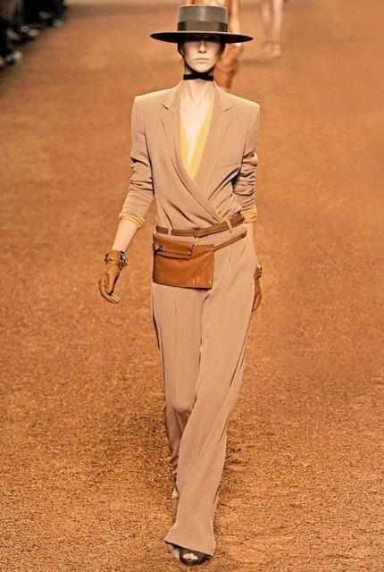 Hermès Kelly JPG Runway Belt Fanny Pack Gold Swift Palladium Hardware - Limited Edition