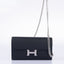 Hermès Kelly Longue Wallet Black Epsom Palladium Hardware