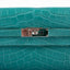 Hermès Kelly Longue Wallet Blue Paon Matte Alligator with Palladium Hardware