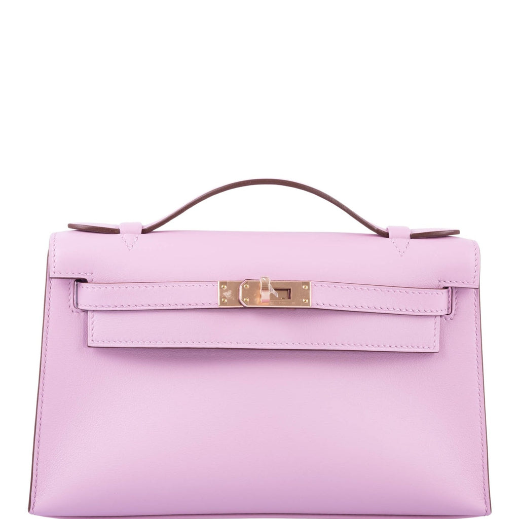 Hermes Mini Kelly Pochette Etoupe Swift Gold Hardware