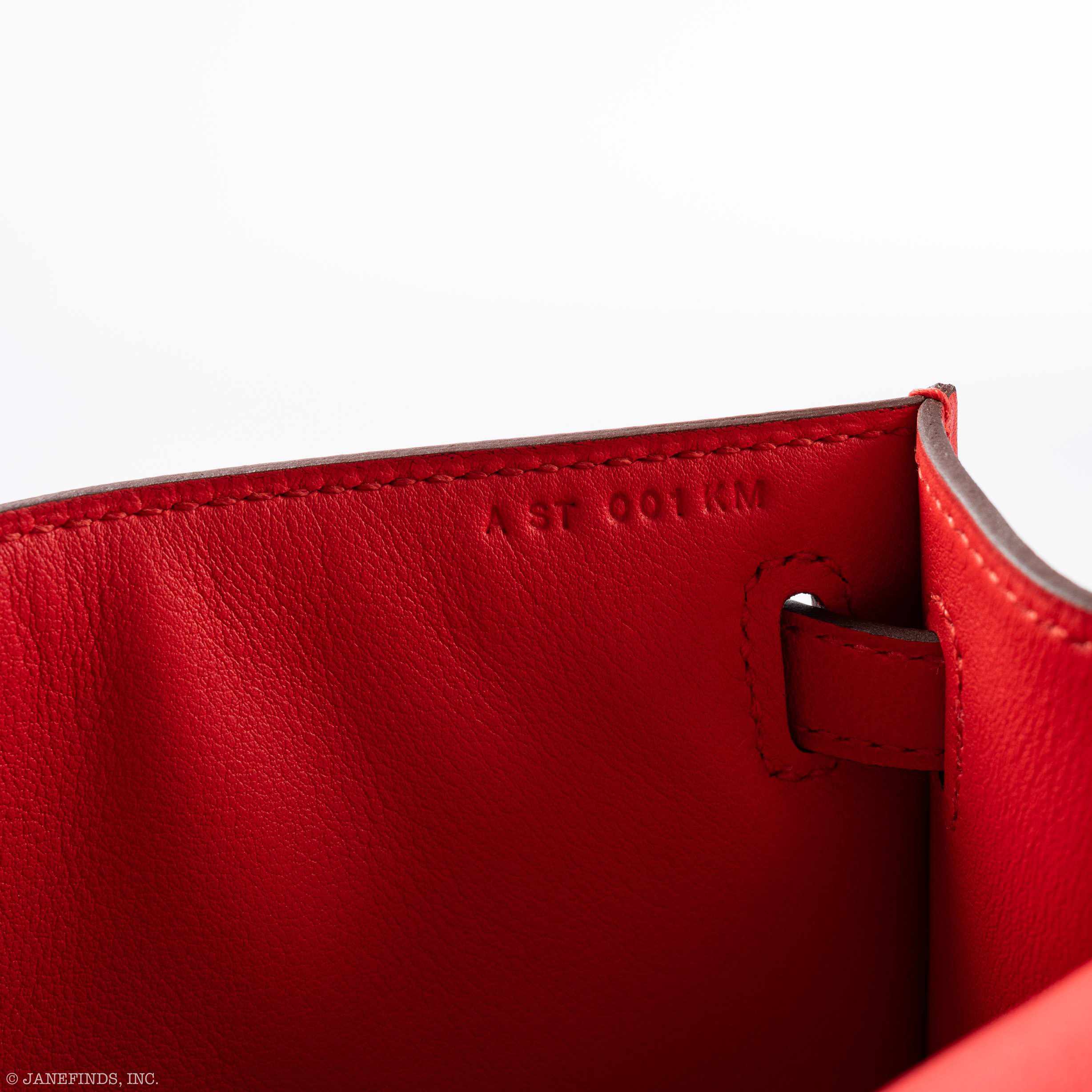 Hermès Kelly Mini Pochette Rouge Tomate Swift Gold Hardware