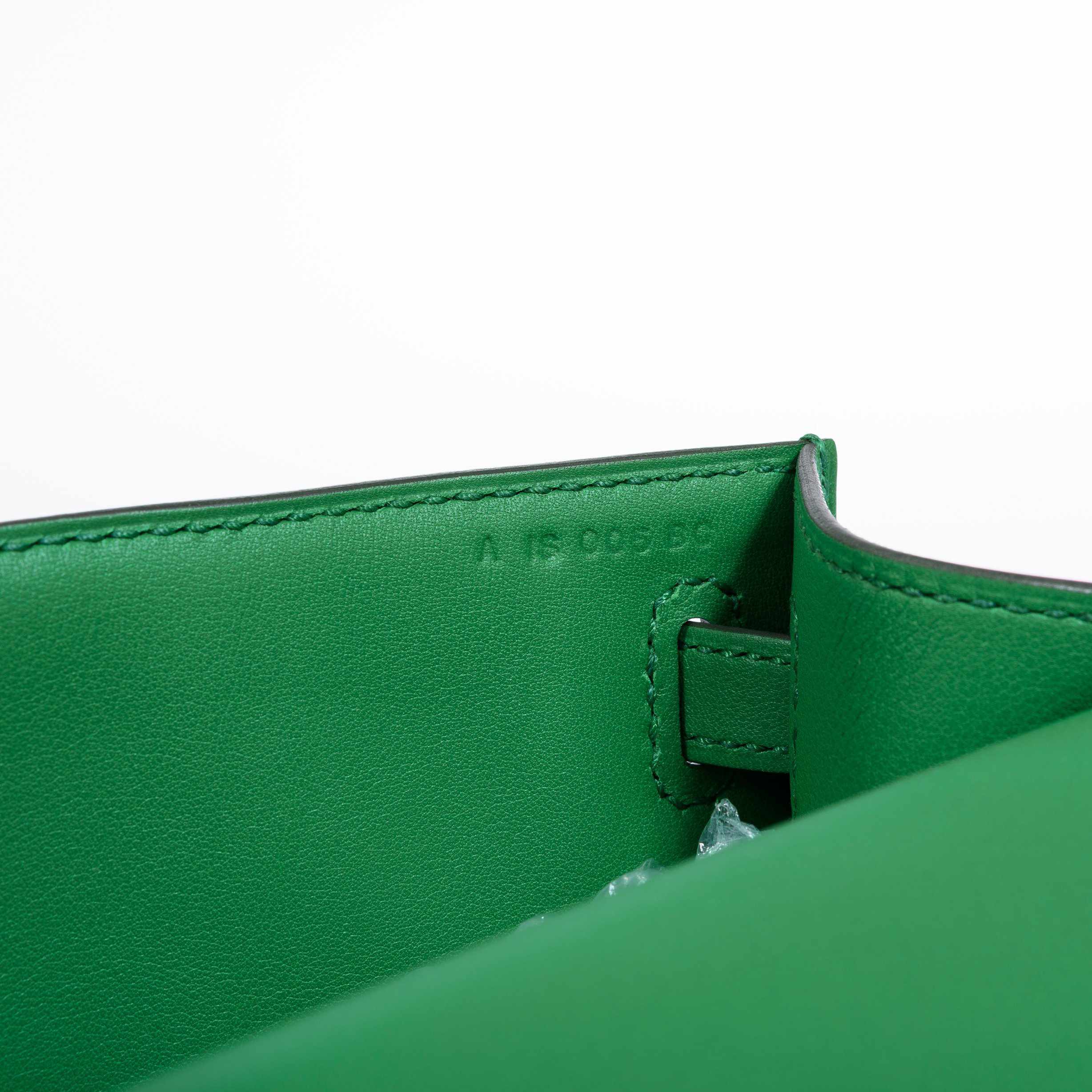 Hermès Kelly Mini Pochette Vert Vertigo Swift Gold Hardware