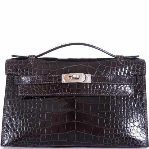 Amethyst Kelly Pochette in Shiny Alligator Mississippiensis with Gold  Hardware, 2010, A Vision of Luxury: The Collection of Michelle Smith  Online, 2021