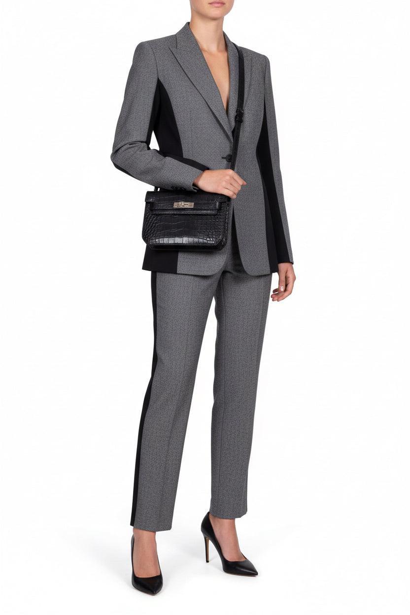 Hermès Kelly Pochette HSS Craie/Bleu Electric Swift Palladium Hardware