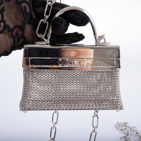 Hermès Kellymorphose Kelly Sac Bijou Chaine Sterling Silver – Madison  Avenue Couture
