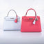 Hermès Kelly Sellier 25 Rose Azalee Epsom with Palladium Hardware - 2018, C
