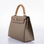 Hermès Limited Edition Sellier Kelly 25 Etoupe, Alezan & Biscuit Epsom with Palladium Hardware - Z, 2021