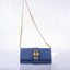 Hermès Medor 23 Clutch Blue Brighton Swift Permabrass Hardware