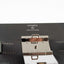 Hermès Minaudière petit h Box Bag, Gray, Saphir, Ambre Porosus Crocodile Silver Hardware