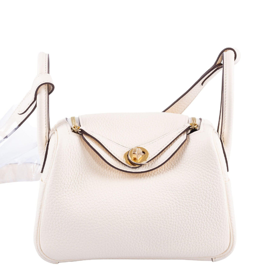 Hermes Clemence Mini Lindy Handbag Bag