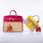 Hermès Picnic Birkin 25 Osier Wicker & Framboise Swift with Palladium Hardware