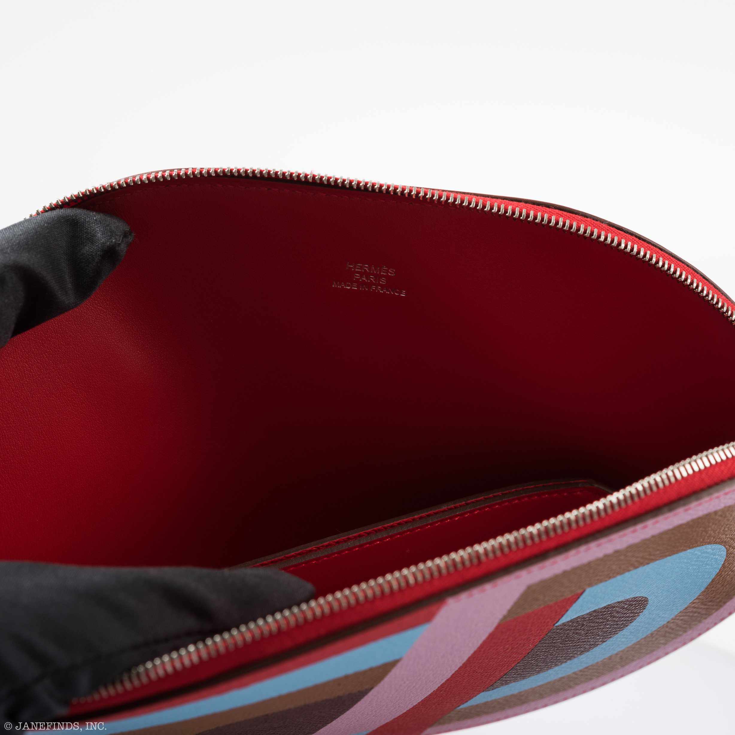 Hermès Pochette In-The-Loop To Go Marquetee Multicolor Rouge De Coeur Epsom