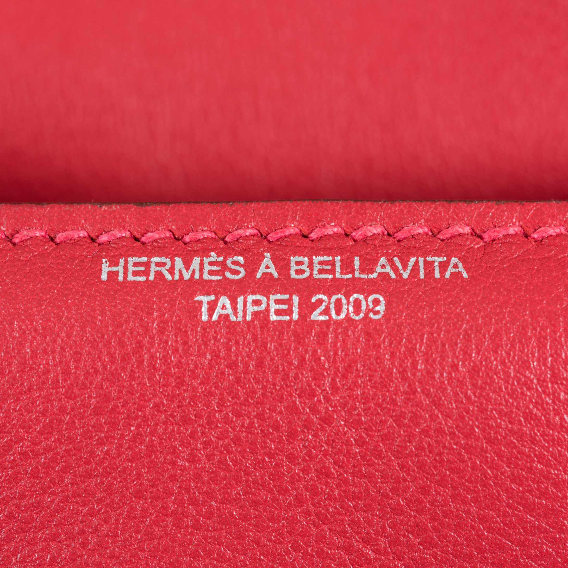 Hermès Quelle Idole Kelly Doll À Bellavita Taipei 2009 Special Vermilion Gulliver Palladium Hardware