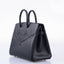 Hermès Shadow Birkin 25 Black Swift Leather Palladium Hardware
