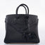 Hermès Shadow Birkin 25 Black Swift Leather Palladium Hardware
