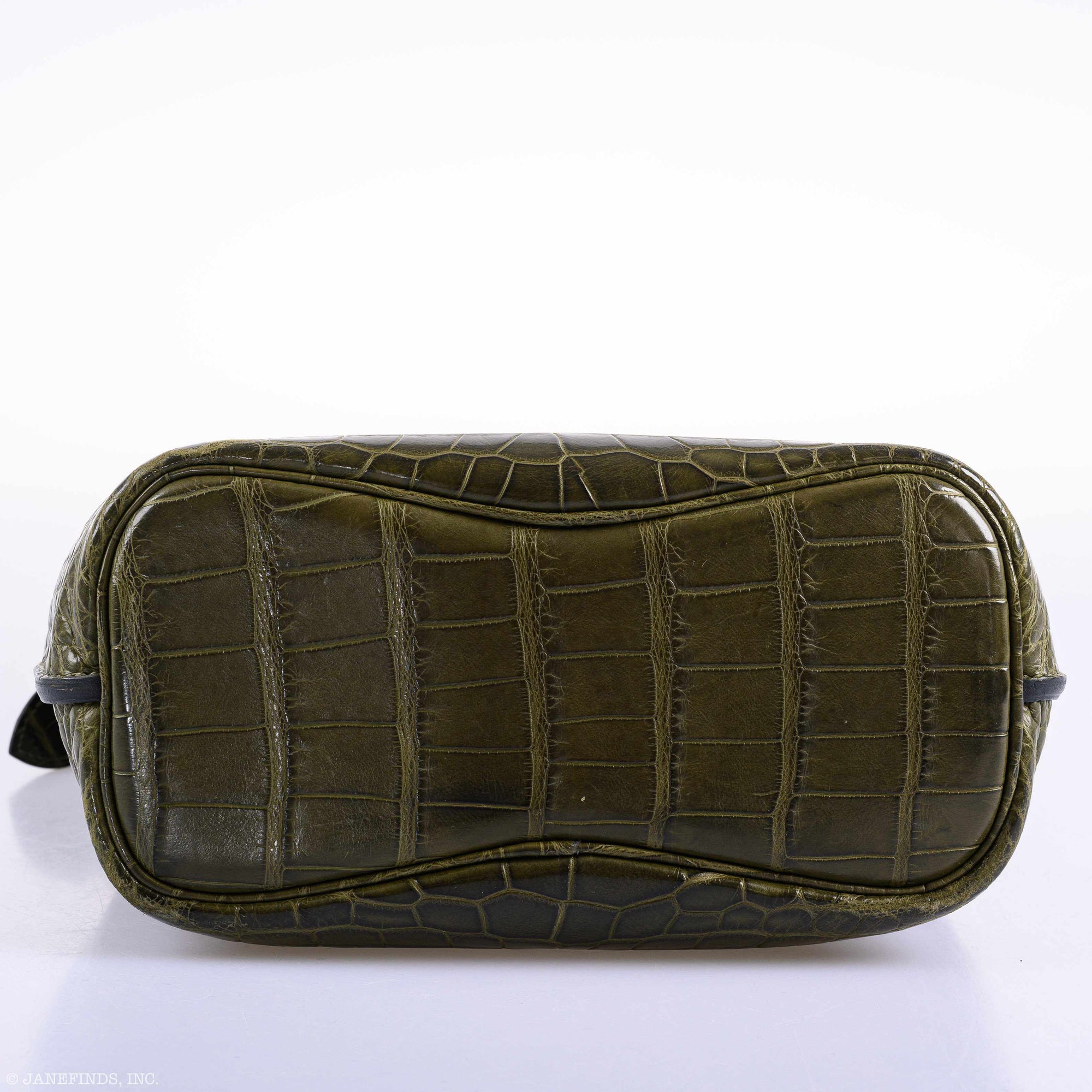 Hermès So Kelly 22 Matte Vert Veronese Alligator Gold Hardware