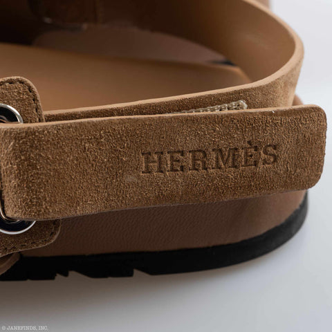 Hermès Suede Sandals Size 39