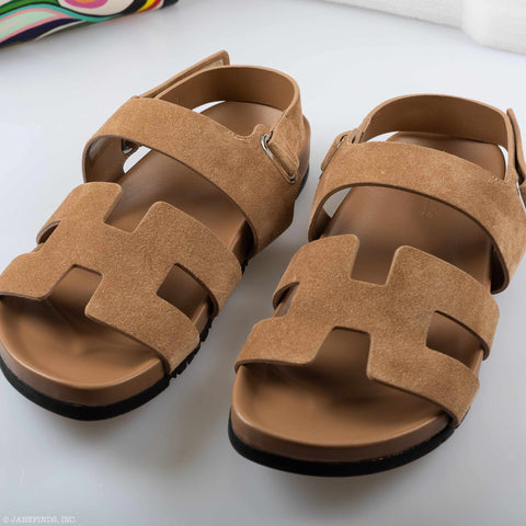 Hermès Suede Sandals Size 39