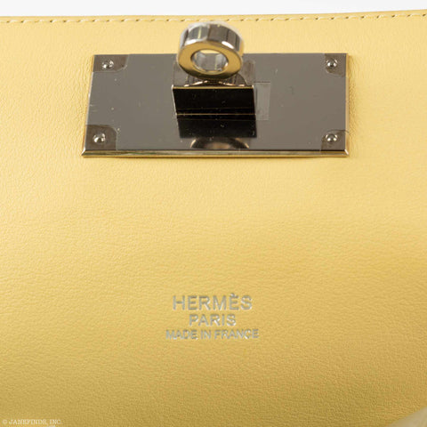 Hermès Toolbox 26 Jaune Poussin Swift Palladium