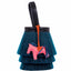 Hermès Toupet Bag Mini Fringed Bucket Horse Hair Vert Fonce Evercalf Noir