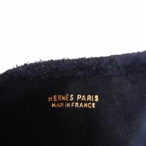 Hermès Trim 15 Micro Noir Veau Doblis Gold Hardware