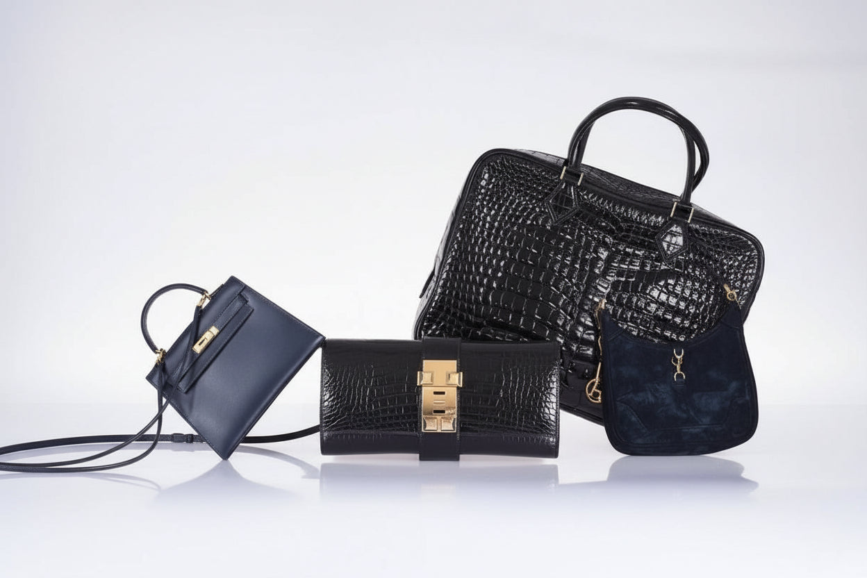 Hermès Trim 15 Micro Noir Veau Doblis Gold Hardware