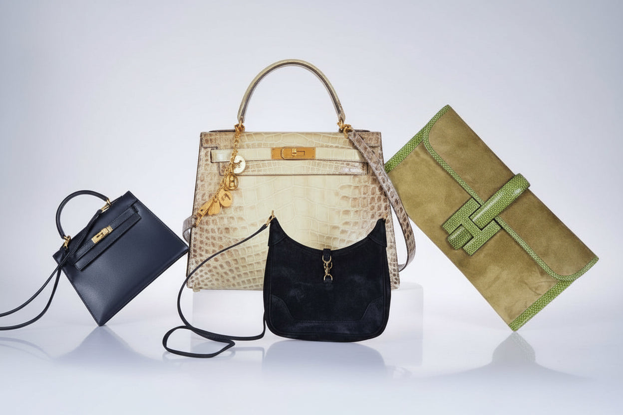 Hermès Trim 15 Micro Noir Veau Doblis Gold Hardware