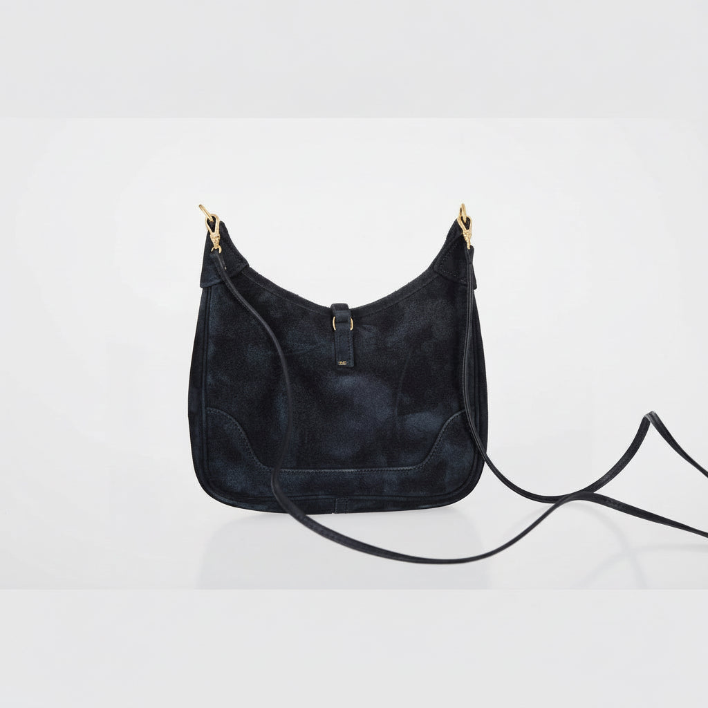 Hermès Trim 15 Micro Noir Veau Doblis Gold Hardware