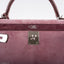 Hermès Unique HSS Kelly 32 Sellier Rose Indienne Doblis Suede & Mauve Lizard with Palladium Hardware - 2012, N Square