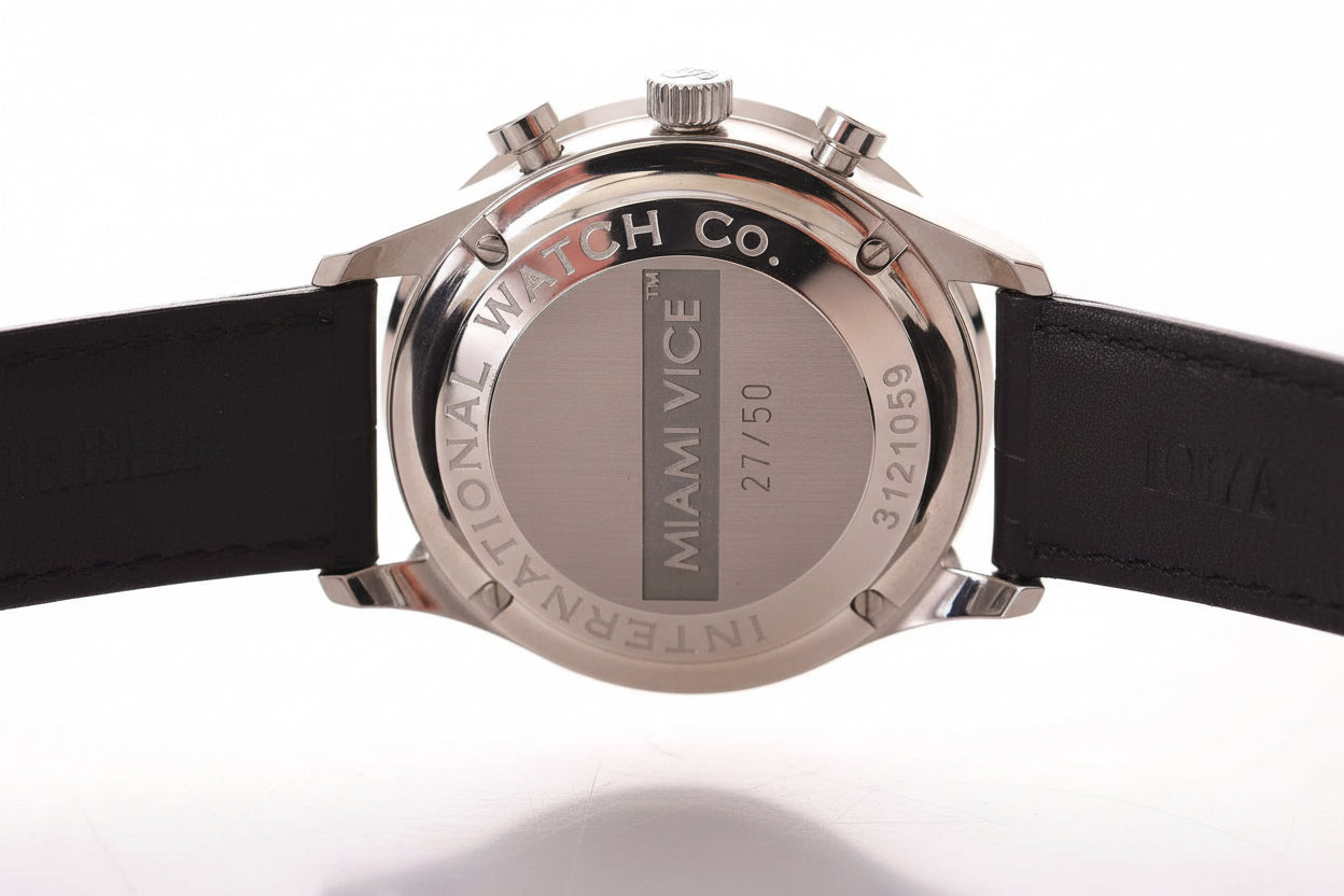 IWC Portugieser Chronograph Miami Vice Limited Edition 27/50 Steel Ref. IW371404