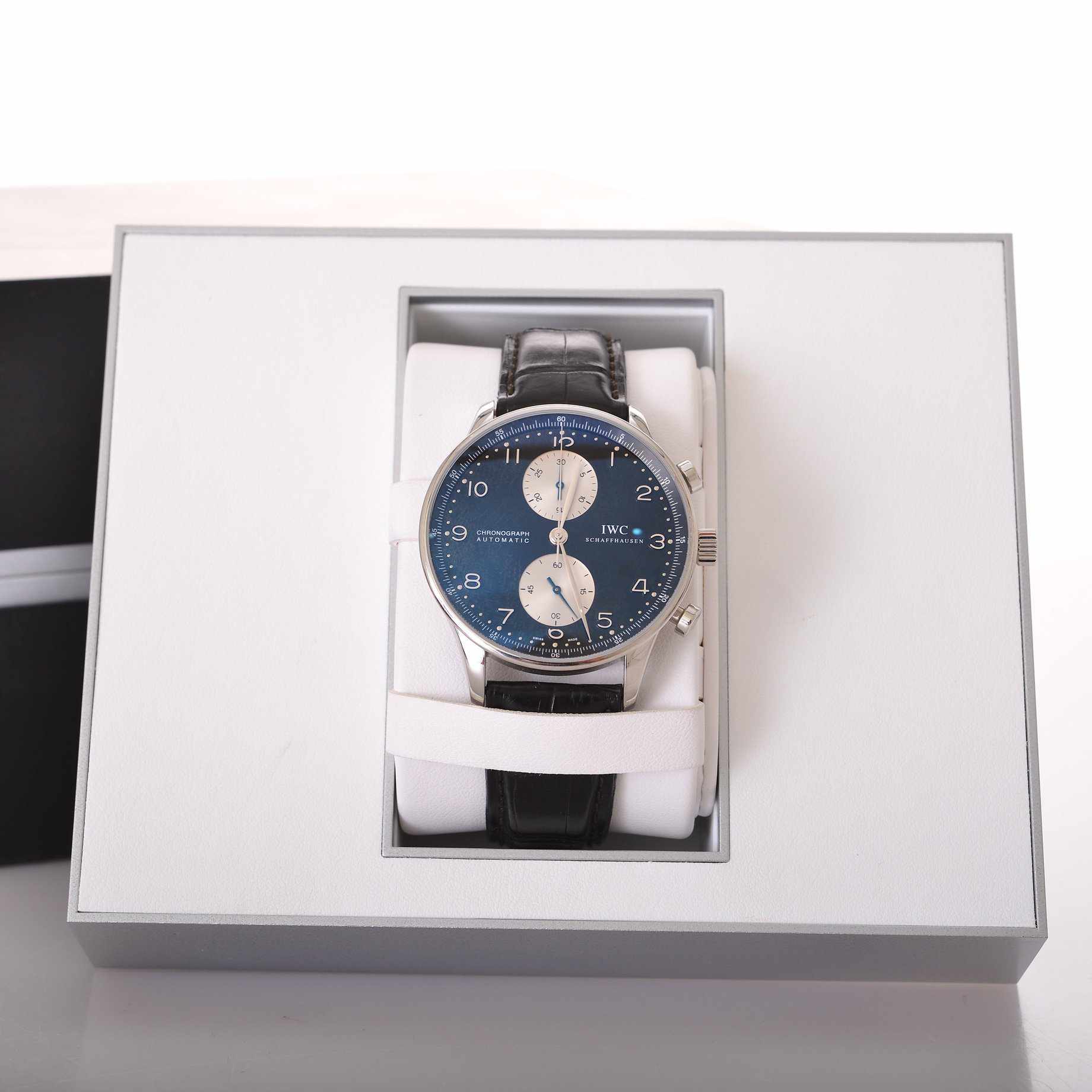 IWC Portugieser Chronograph Miami Vice Limited Edition 27/50 Steel Ref. IW371404