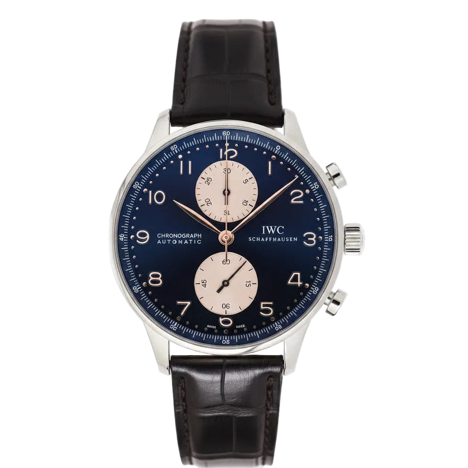IWC Portugieser Chronograph Miami Vice Limited Edition 27/50 Steel Ref. IW371404