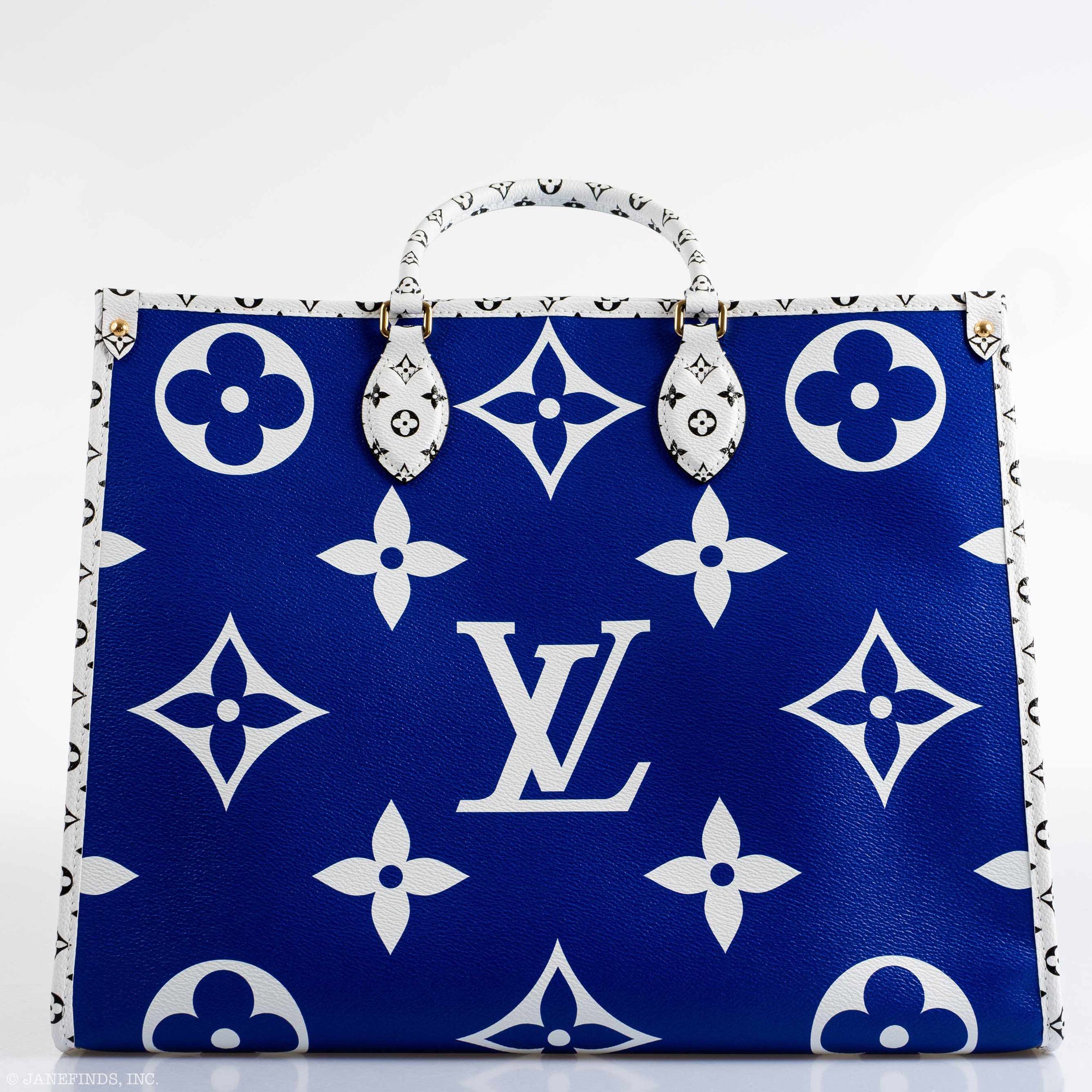 Louis Vuitton OnTheGo GM Hamptons Monogram Giant Blue